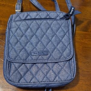 Vera Bradley Denim Quilted Crossbody Bag
